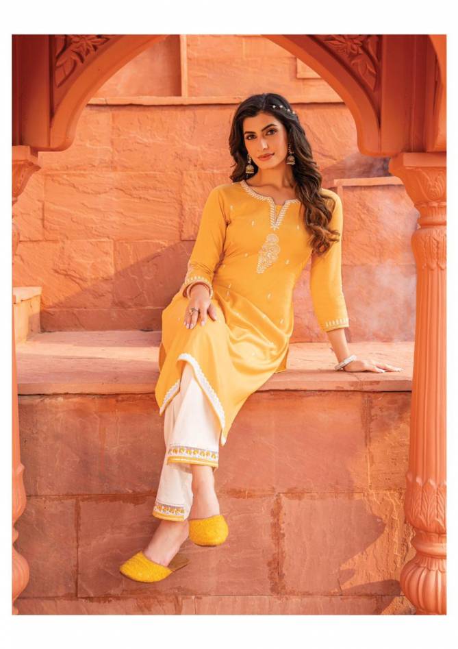 Heritage Candy Ethnic Wear Fancy Designer Kurti With Pant Collection
